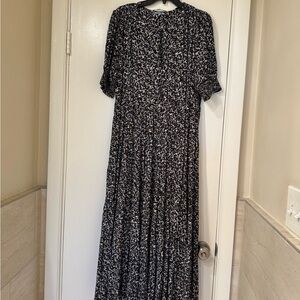 Scotch & Soda Black and White Maxi Dress